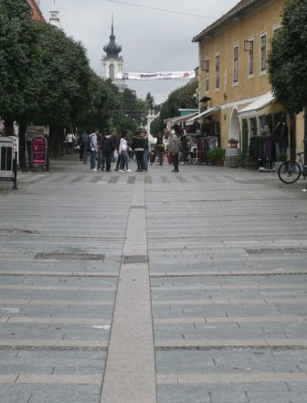 Kossuth Street in Keszthely