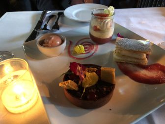 the Pudding Selection in Witchery in Edinburgh