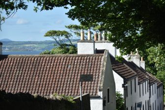 the houses in Cramond Village