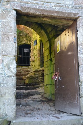 the entrance of Dunnottar Castle