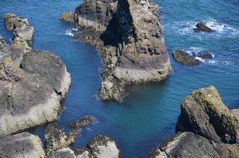 the sea seen from Dunnottar Castle