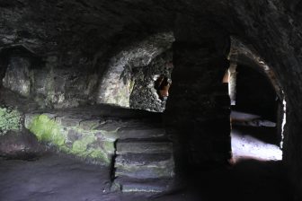 where the ghost appears in Dunnottar Castle