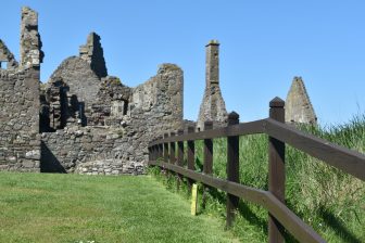 in the site of Dunnottar Castle