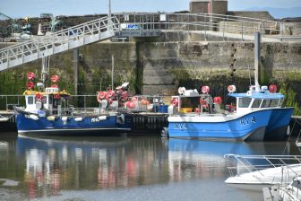 fishing boats at Anstruther's port