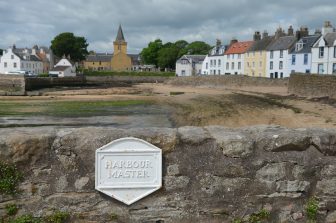 Il panorama dalla spiaggia di Anstruther