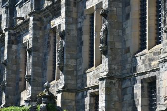 the detail of Falkland Palace