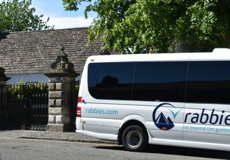 the Rabbies minibus which took us to Fife