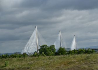 we crossed Queensferry Crossing to enter Fife