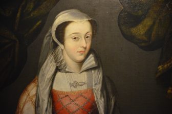 portrait of Mary Stuart seen in the Palace of Holyroodhouse