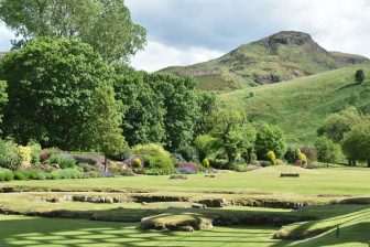 garden of the Palace of Holyroodhouse