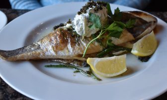 the sea bream at Fishers in Leith