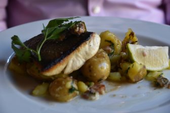 the halibut at Fishers in Leith