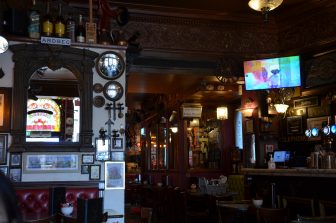 the interior of Whiski Bar in Edinburgh