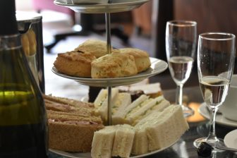 afternoon tea at Brooks Hotel in Edinburgh