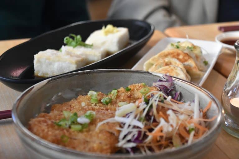 Té de la tarde y comida Japonesa