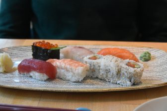 sushi at Harajuku Kitchen in Edinburgh