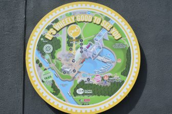 map of the facilities of Falkirk Wheel