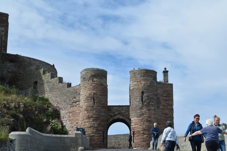 Bamburgh Castle in Northumberland 