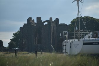 ホーリー・アイランドのリンディスファーン修道院跡