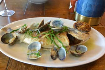 the sea bream of the restaurant in Margate, Buoy and Oyster