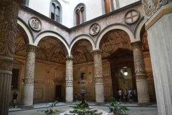 a patio in Palazzo Vecchio