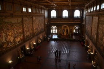 Salone dei Cinquecento del Palazzo Vecchio a Firenze