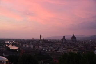 The view from the well known Piazzale Michelangelo