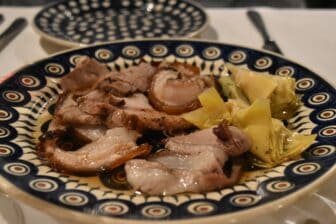 フィレンツェのレストラン、Trattoria dei 13 Gobbiのポルケッタ