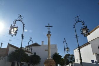 Il centro della citta' di Carmona