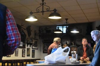 the local people in a pub in Carmona