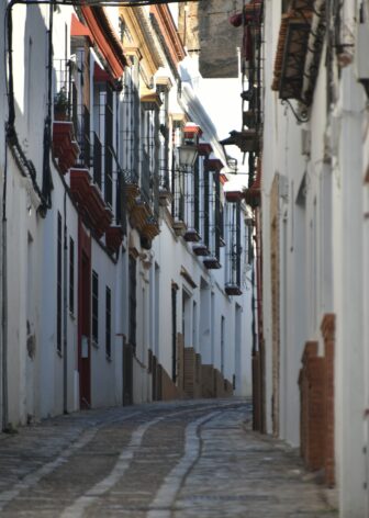 a street in Carmona in Andalusia