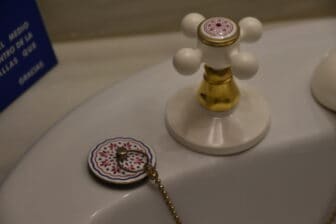 the detail of the tap in the hotel, Alcazar de la Reina in Carmona in Andalusia