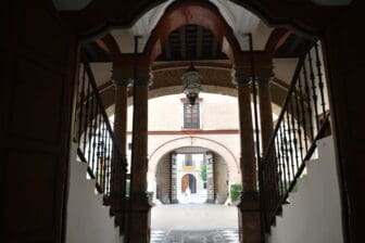 the entrance of Palacio de Benameji in Ecija
