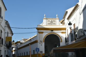 the exterior of the market in Ecija
