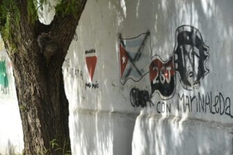 another graffiti on the wall in Marinaleda