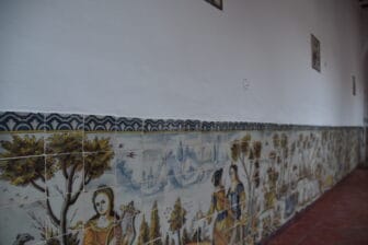 the tiles surrounding the patio of Encarnacion monastery, the attraction in Osuna 