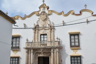 the exterior of Palacio Marques de la Gomera, the mansion in Osuna