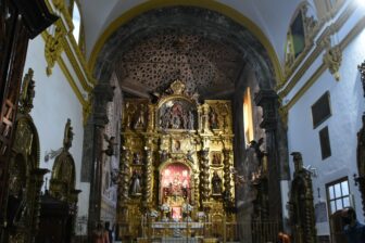 inside Iglesia de Santa Maria de Jesus in Seville
