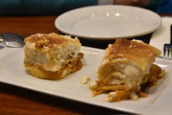 the cod dish at a tapas bar in Seville