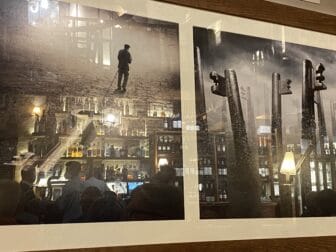 the photos hung in the talas restaurant, Postiguillo in Seville