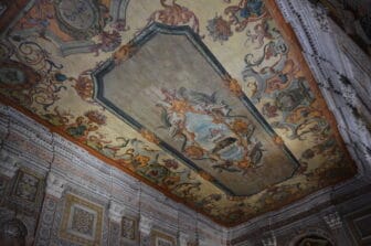 the sacristy in the monastery of Sao Vicente de Fora in Lisbon