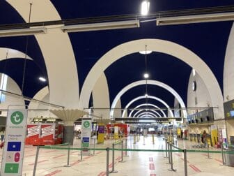 inside the Seville airport