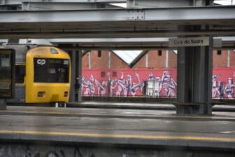 Cais do Sobre station in Lisbon, where the trains for Cascais start 