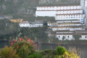 the large new buildings seen from the bridge in Gaia