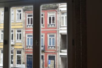 the view from Airbnb in Oporto