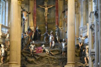 the main altar of the church of Bom Jesus do Monte in Braga