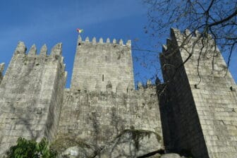 the castle of Guimaraes in Portugal