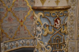 detail of Arab Room of Bolsa Palace in Oporto