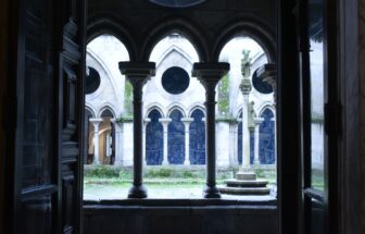 the cloister of the cathedral in Oporto