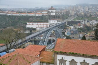 view of Oporto seen from the cathedral